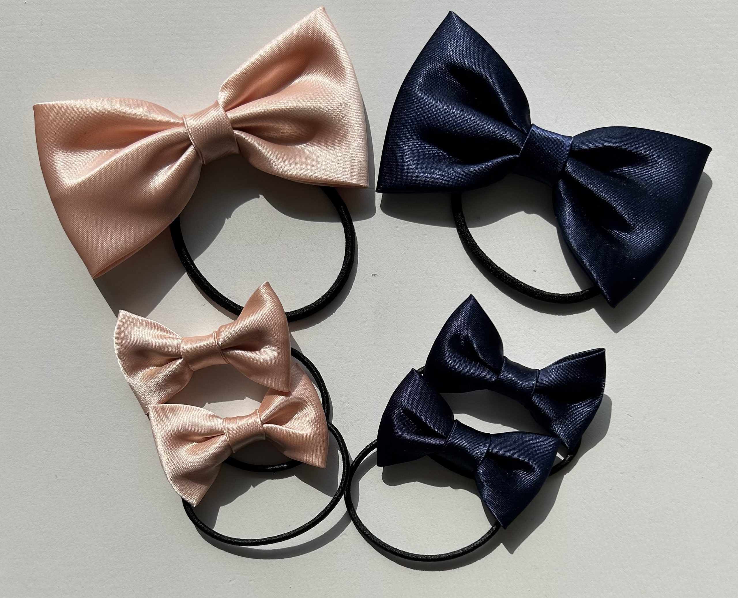 ヘアゴムリボンサテン